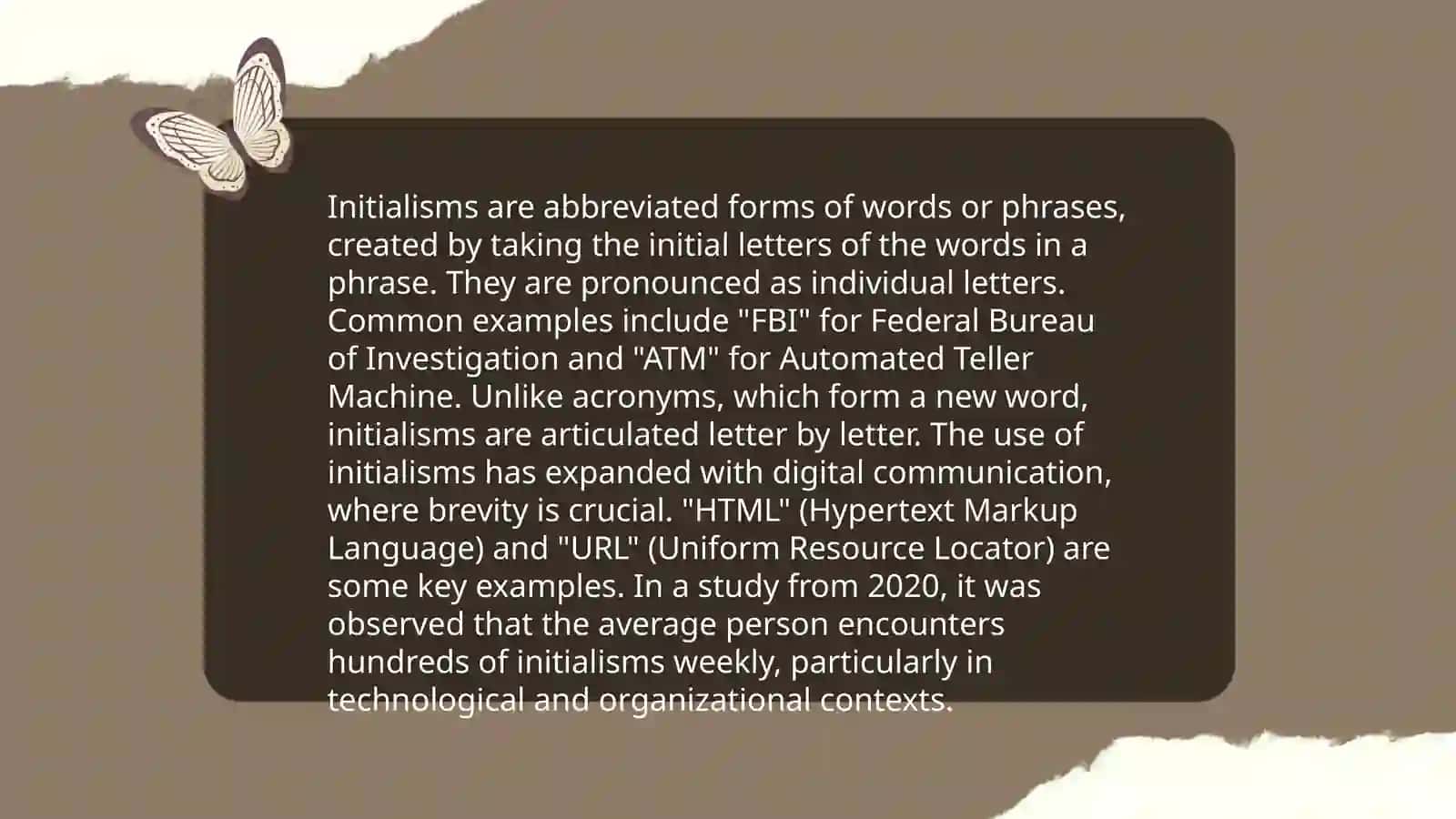 Abbreviations and itʼs type 4