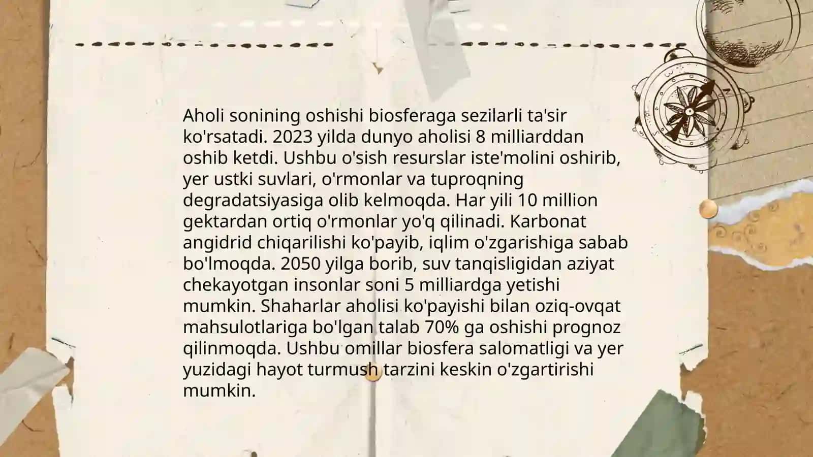 Antropogen omillarning biosferaga ta'siri 4