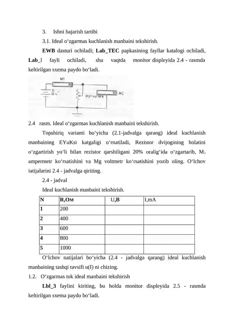 Electronics Workbench dasturi 4