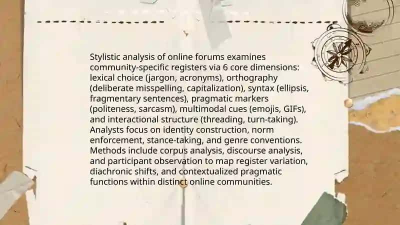 ANALYSIS OF ONLINE GENRES AND DISCOURSE COMMUNICATION 4