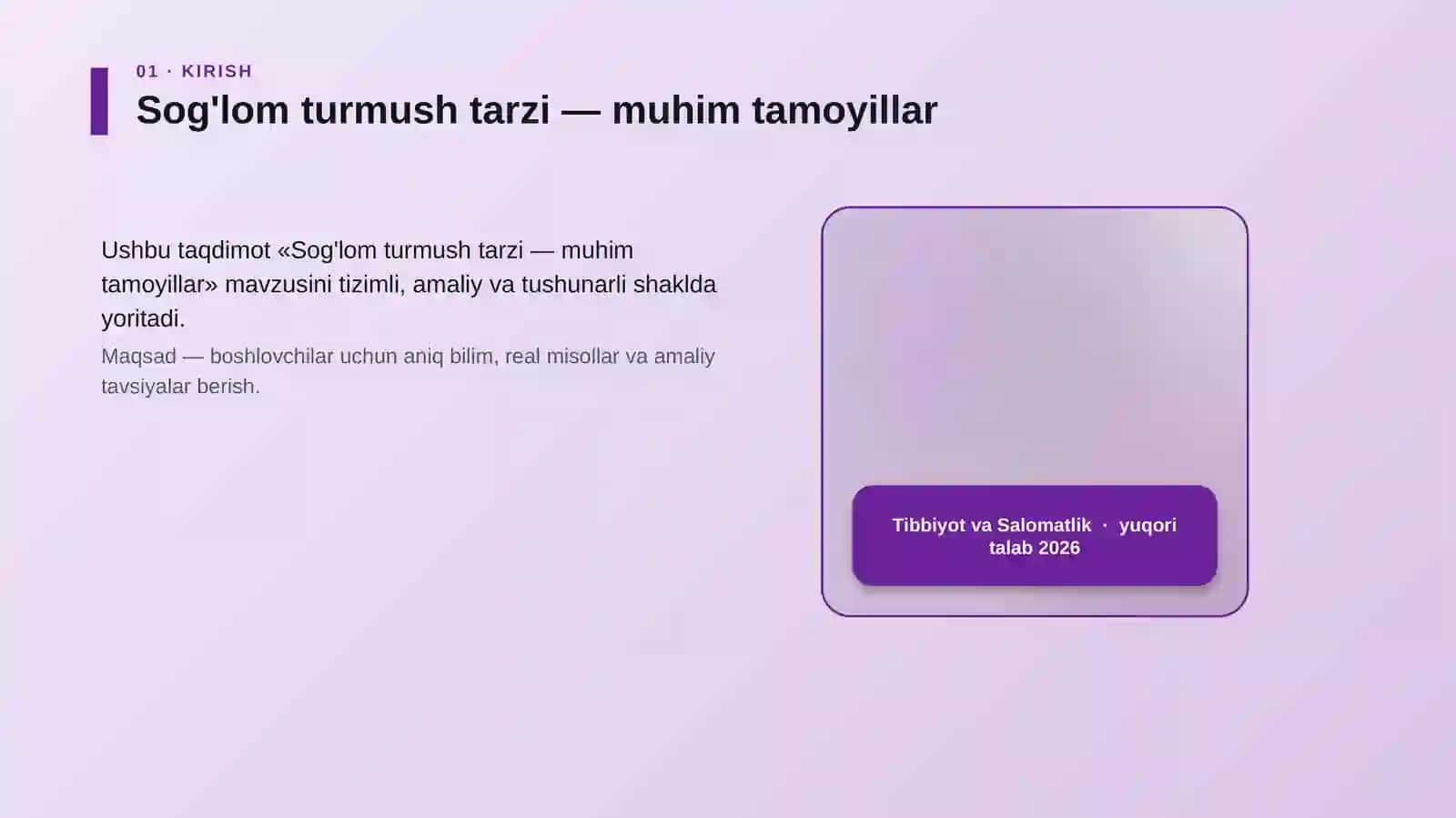 Sog'lom turmush tarzi — muhim tamoyillar 4