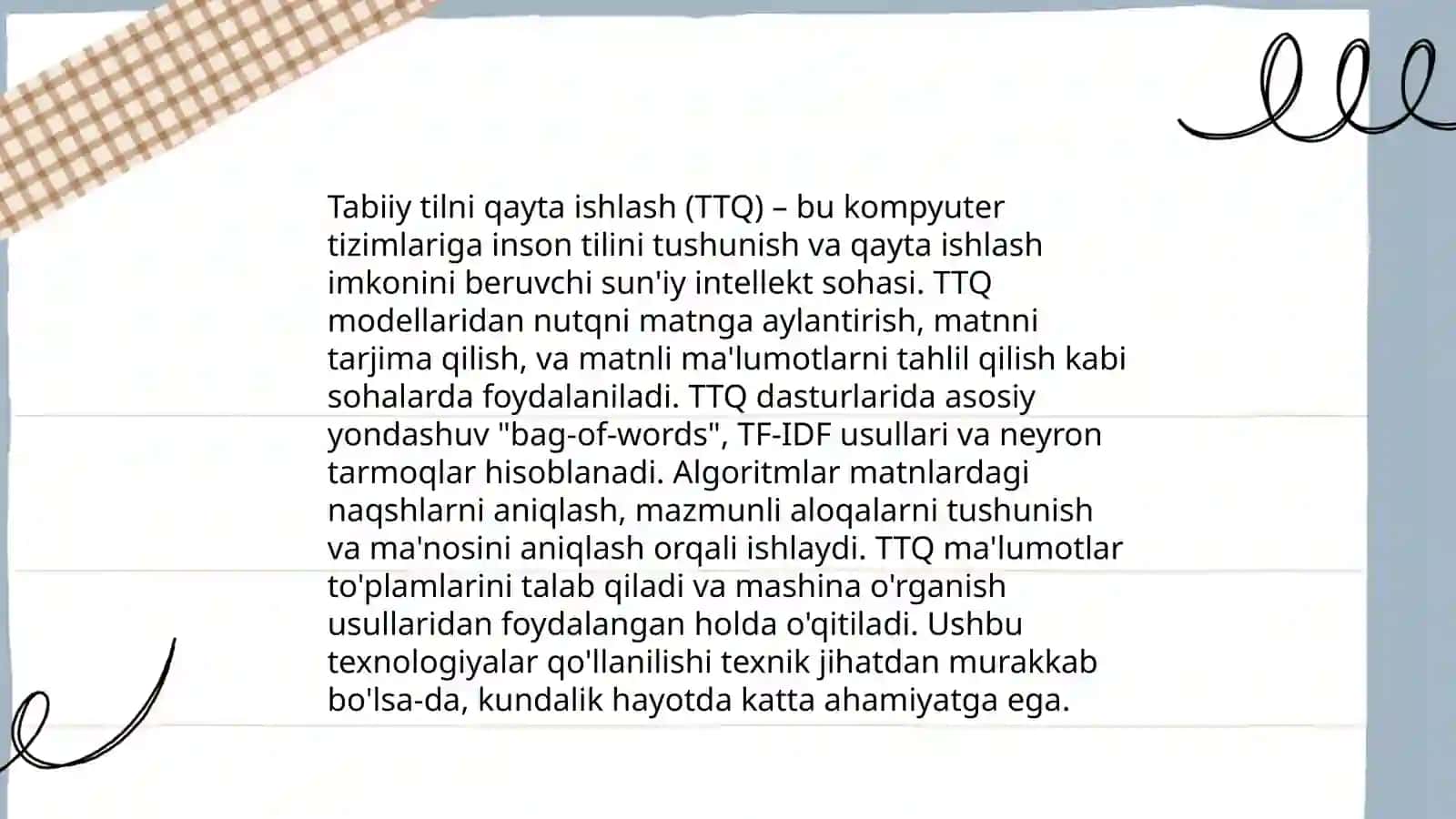 Tibbiyotda ishchi orinlarini avtomatlashtirishda matnli axborotlarni qayta ishlash texnologiyasi 4