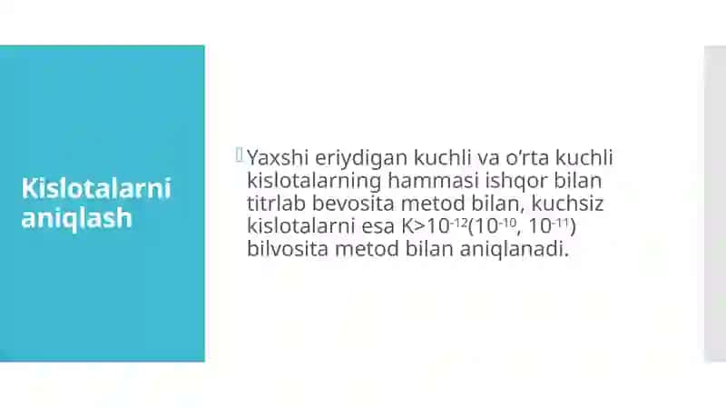 Kislota-asosli titrlash 4