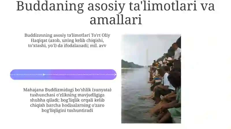 Buddizm dini tarixi va asosiy gʻoyalari 4