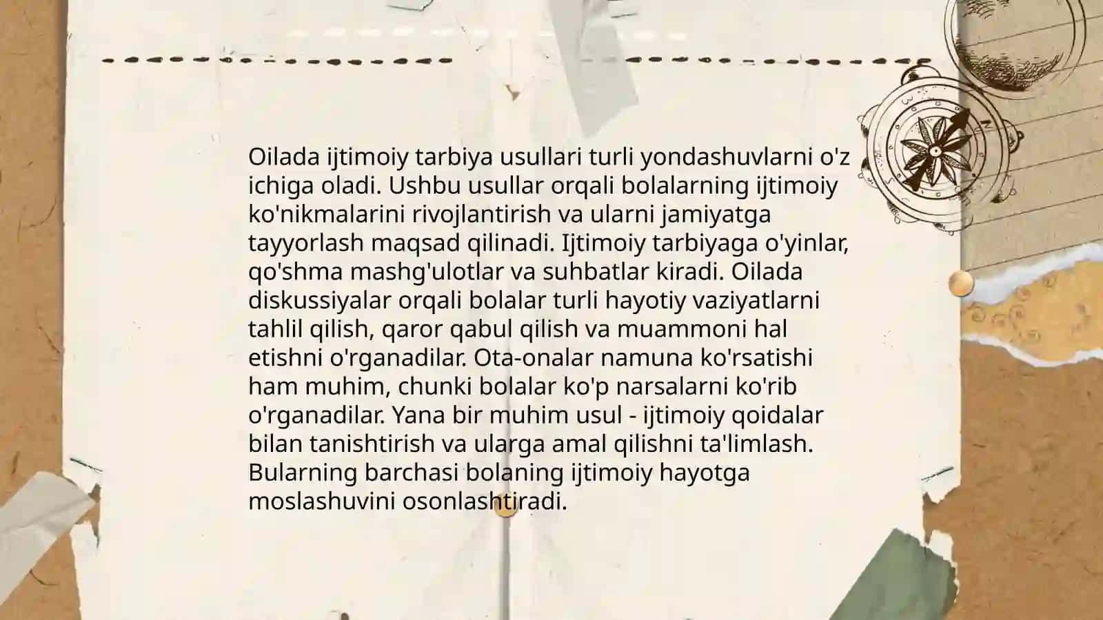 Oilada ijtimoiy pedagogik faoliyat 4