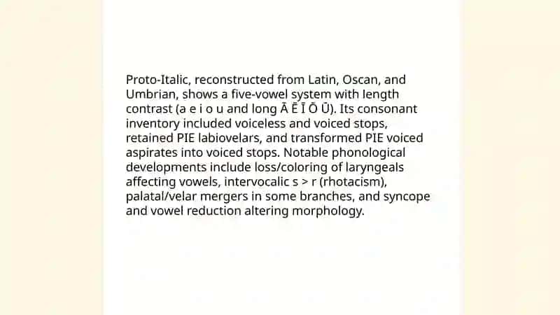 Italic language 4