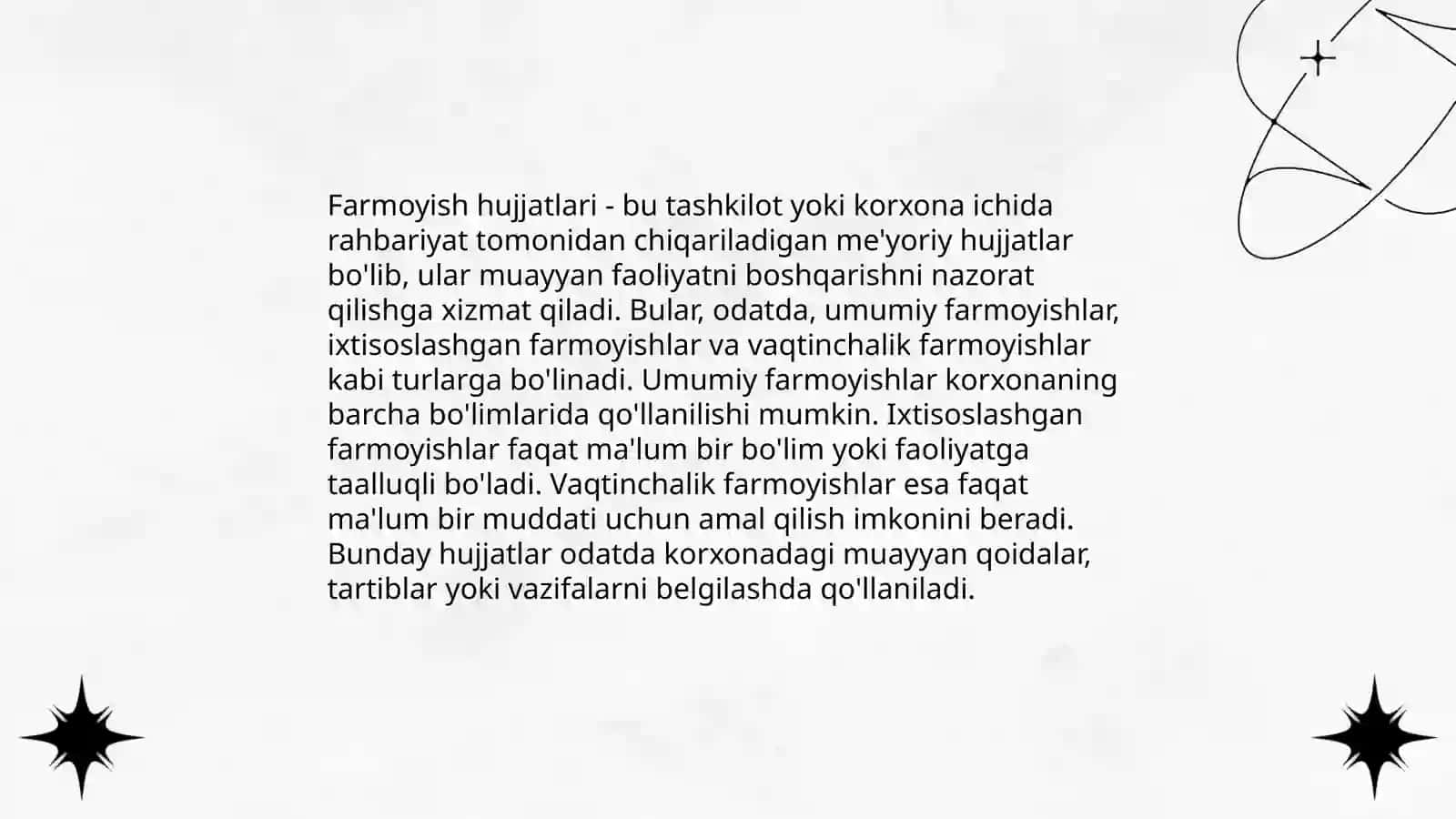 Farmoyish hujjatlari 4