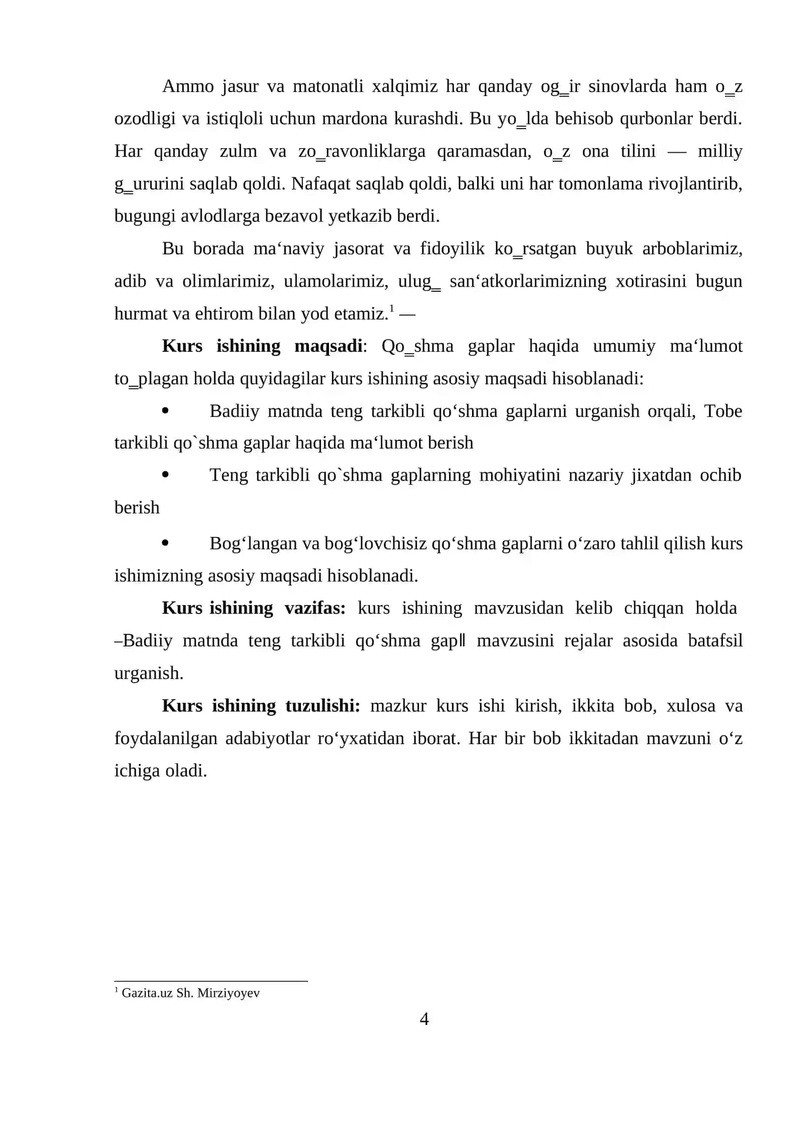 Badiiy matnda tobe tarkibli qoʻshma gaplar 4