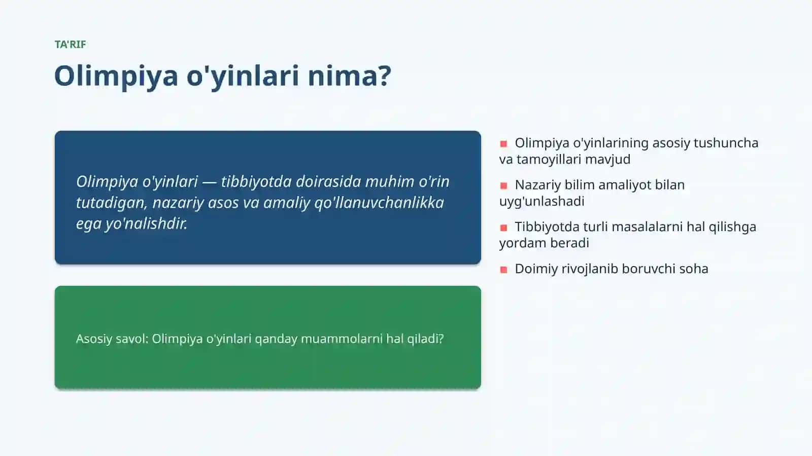 Tibbiyotda Olimpiya O'yinlari 4