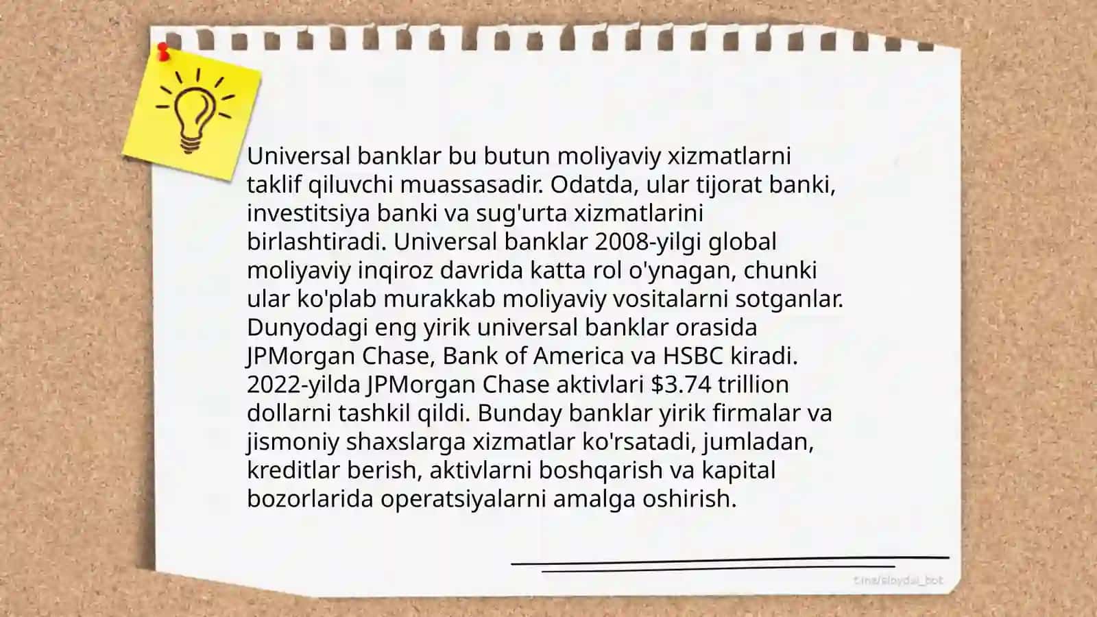 Tijorat banklari turlari va asosiy faoliyati 4