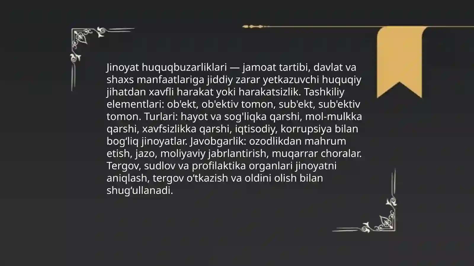 Huquqbuzarlik 4