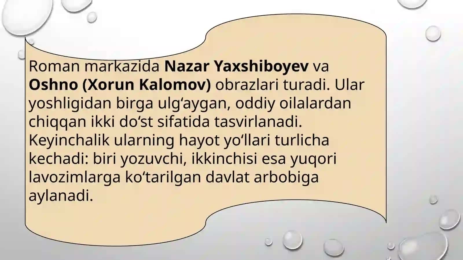 Murod Muhammad Do‘stning “Lolazor” romani tahlili 4