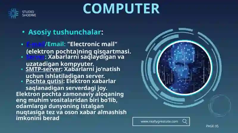 ELEKTRON POCHTA YARATISH VA ISHLATISH 4