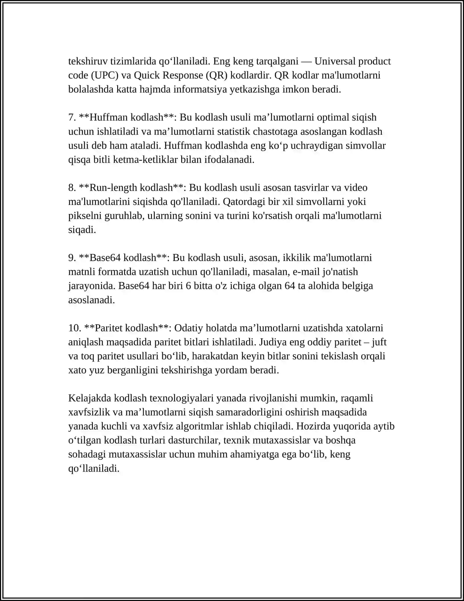 KODLAR SONI 4