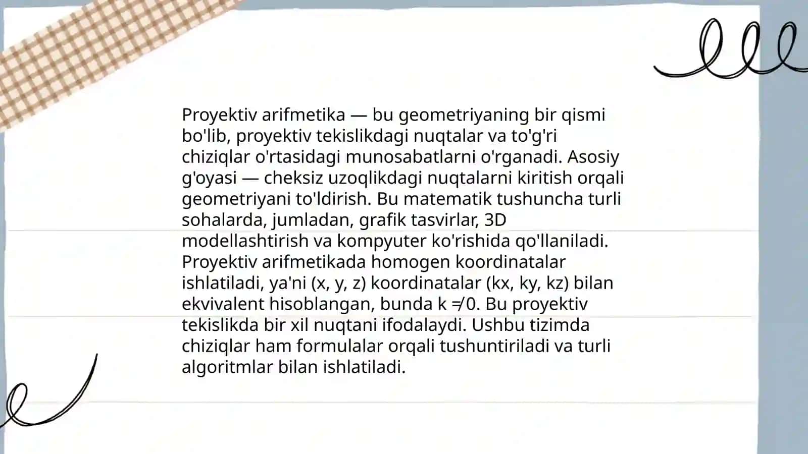 Proektiv rasmlar 4