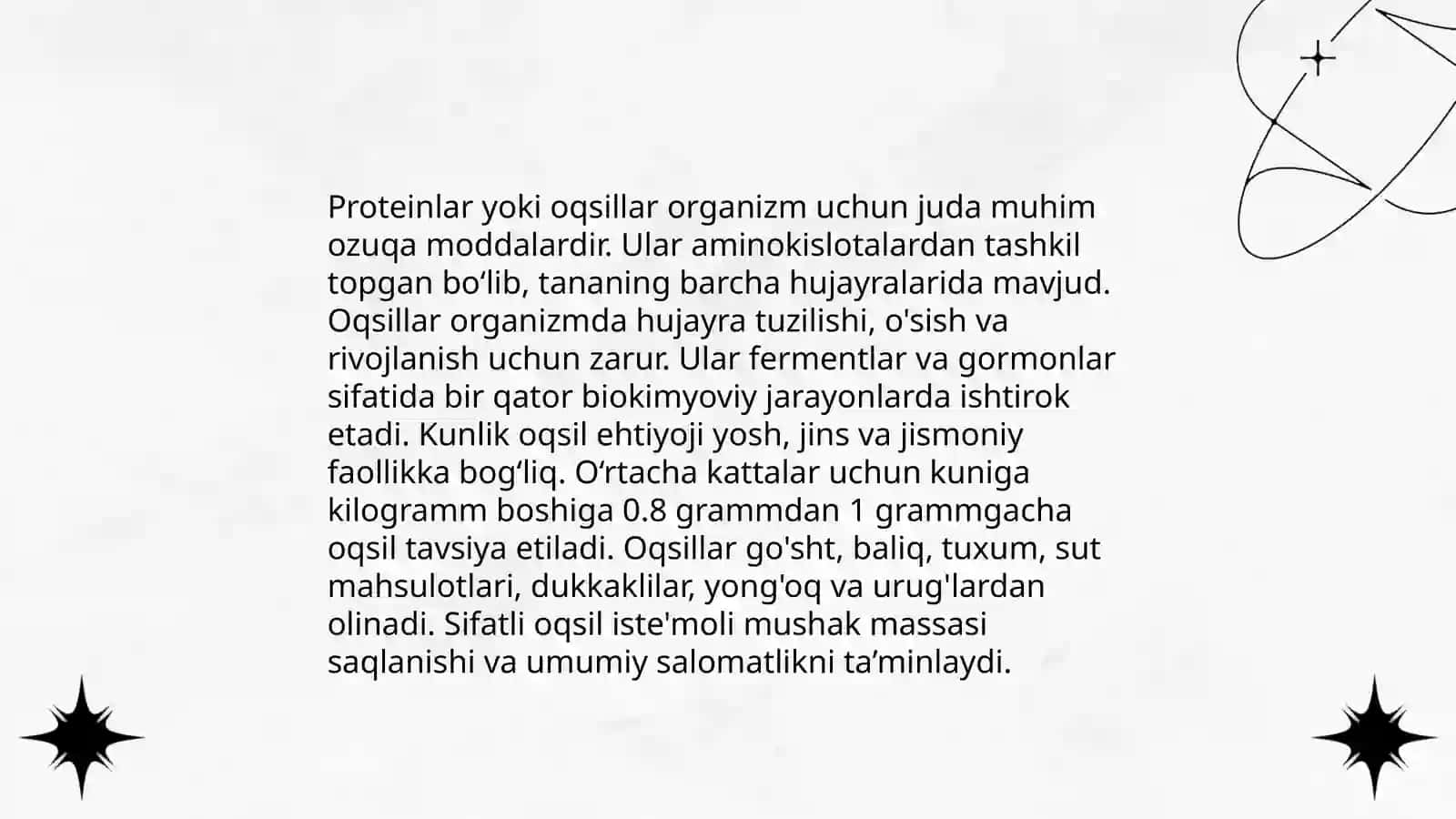 Ovqatlanishning fiziologik me'yorlari 4
