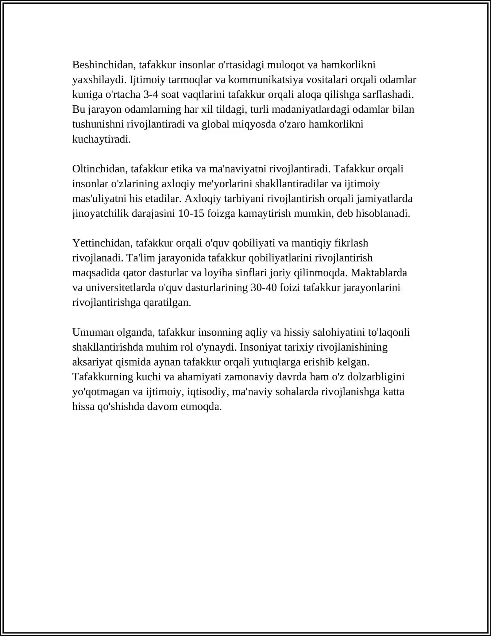 TAFAKKUR 4
