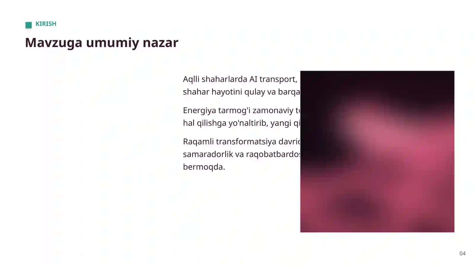 Energiya tarmog'i: imkoniyat va yechimlar 4