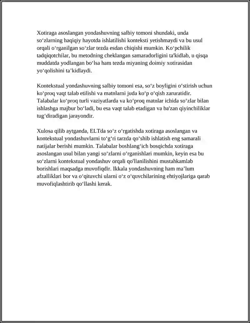 COMPARING VOCABULARY TEACHING METHODS IN ELT 4