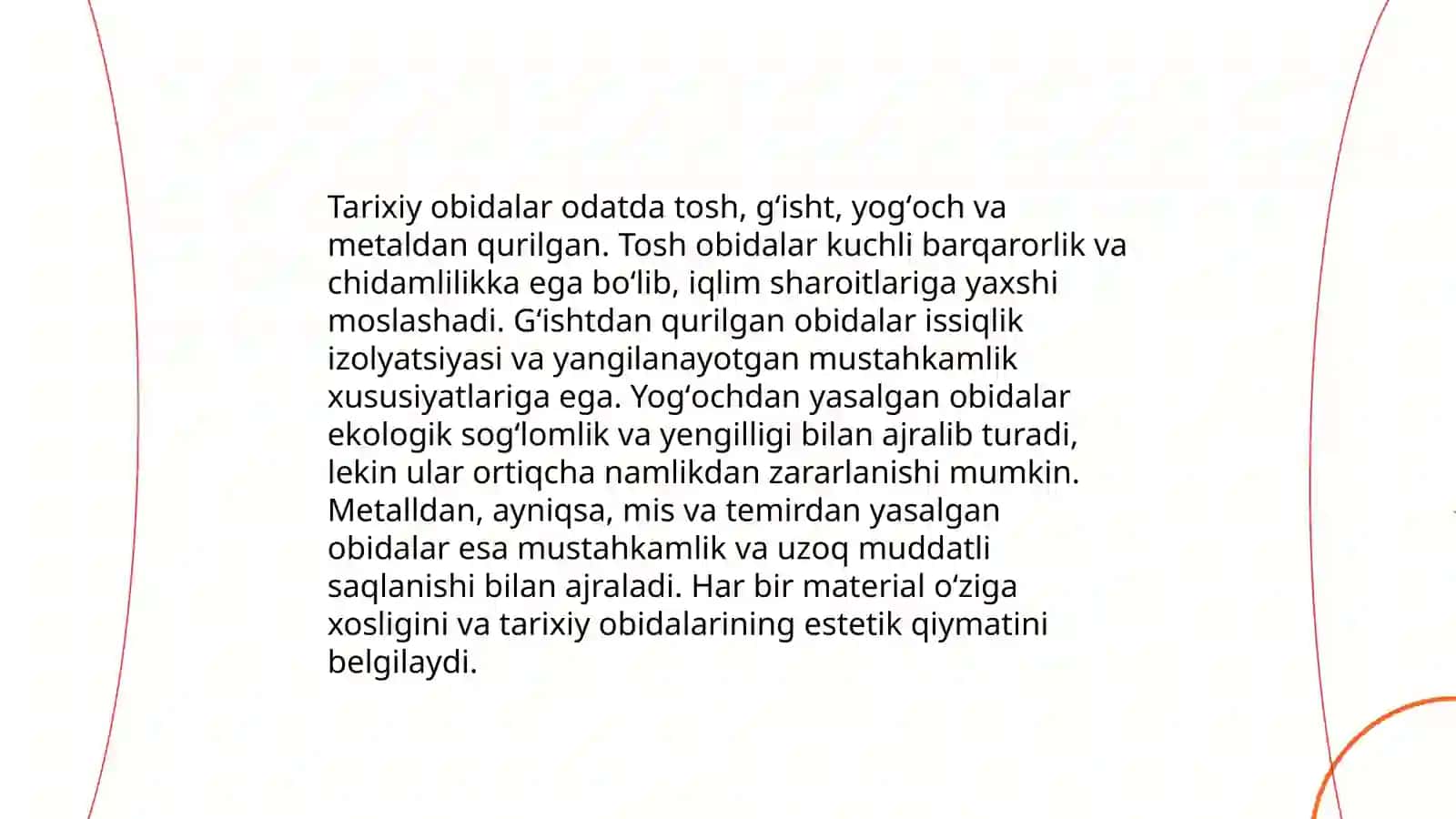 Tarixiy me'moriy obidalarning texnik xolati 4
