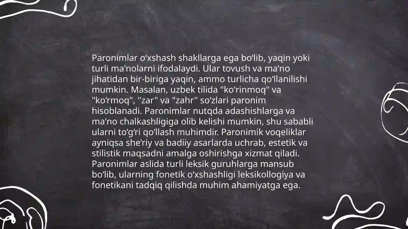 Paronimlar 4
