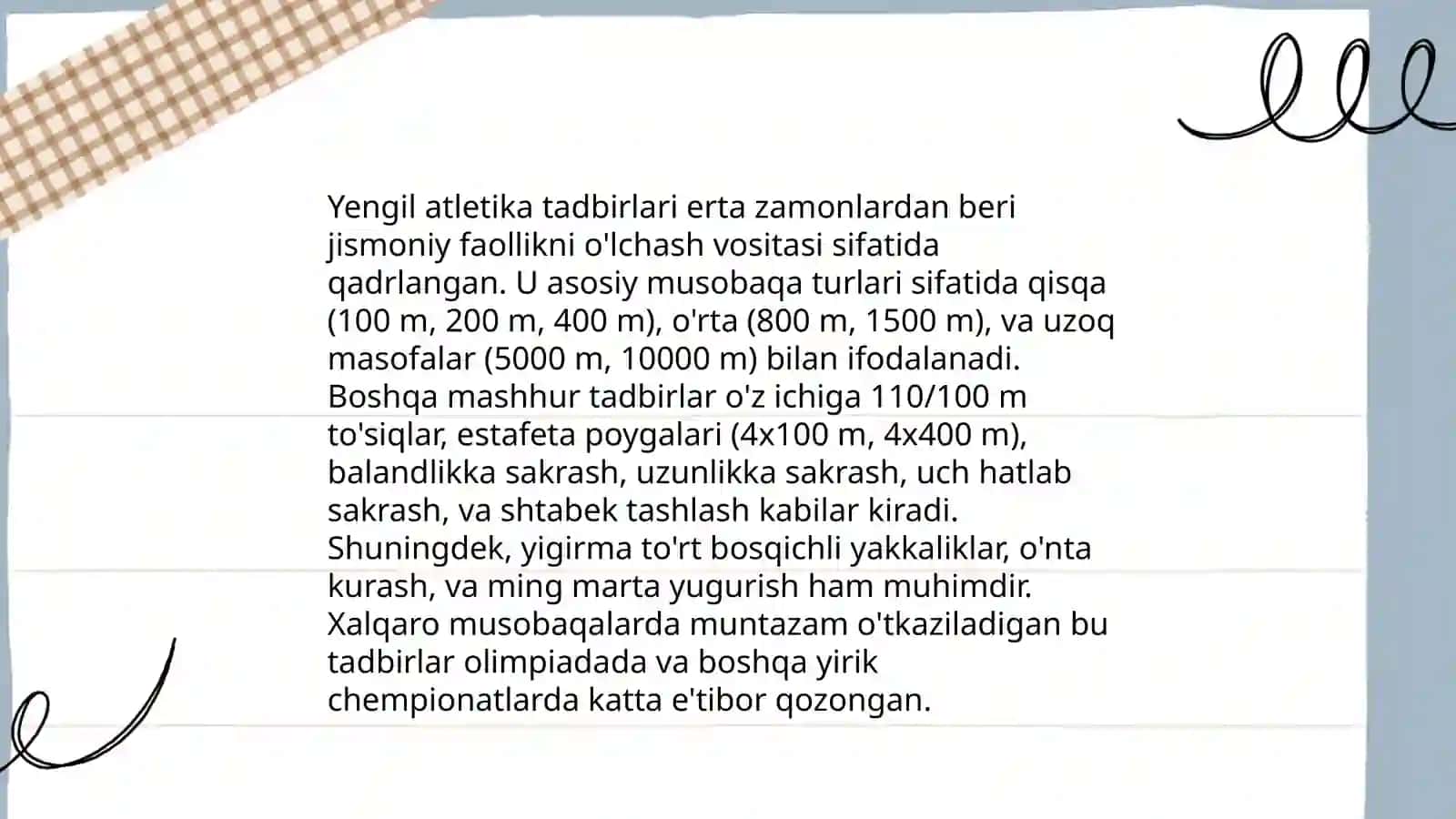 Yengil atletika va uning turlari 4