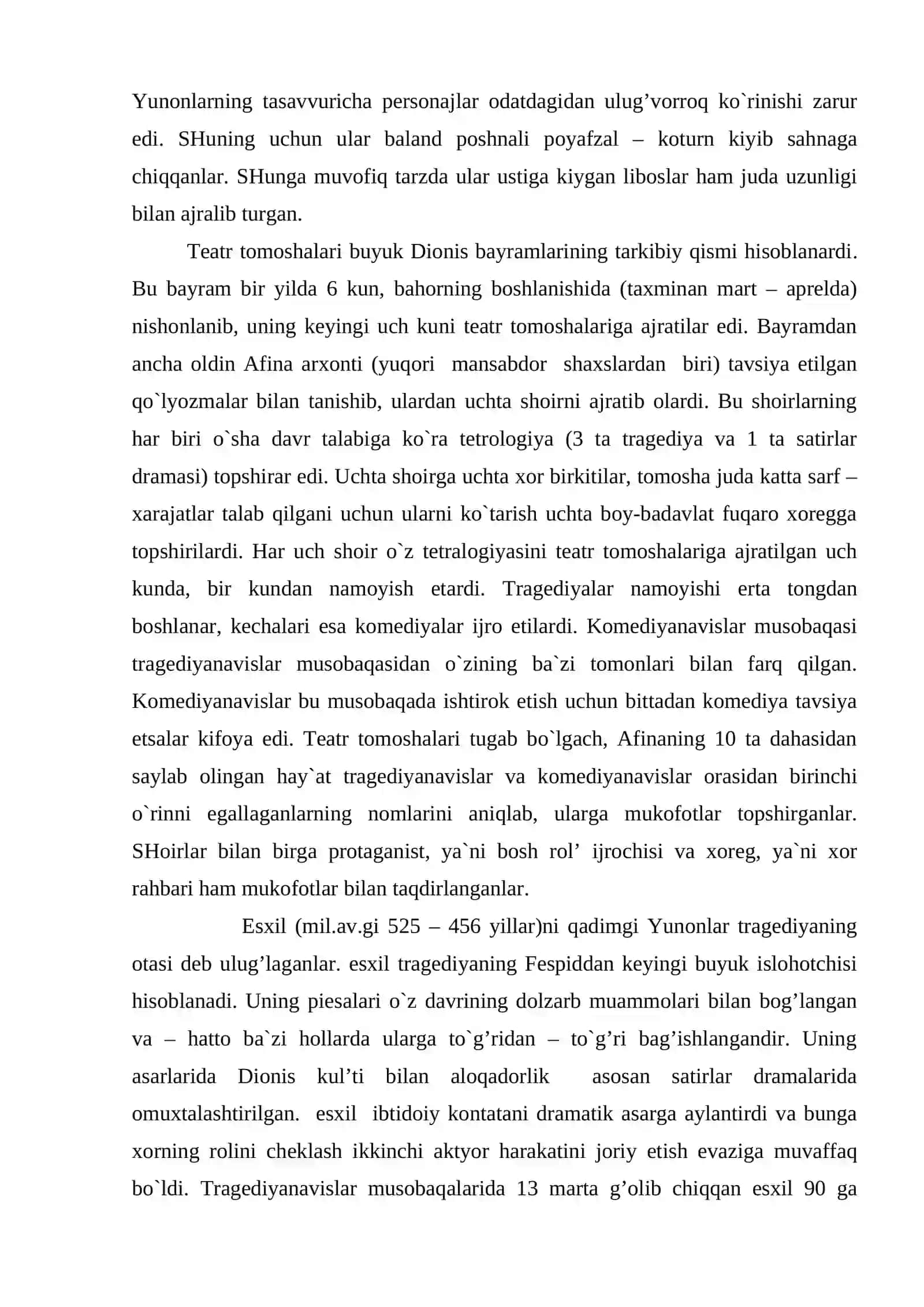 Yunon adabiyotining Attika davri 4