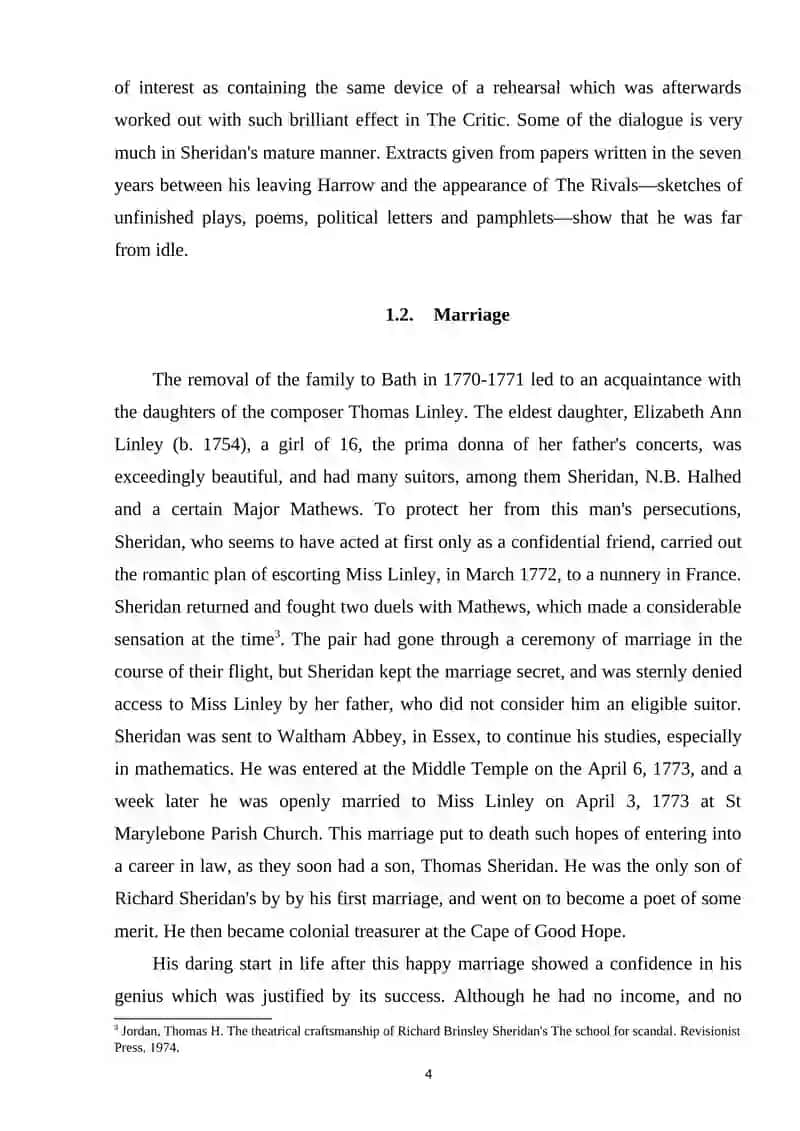 Richard Brinsley Sheridan and his last work 4