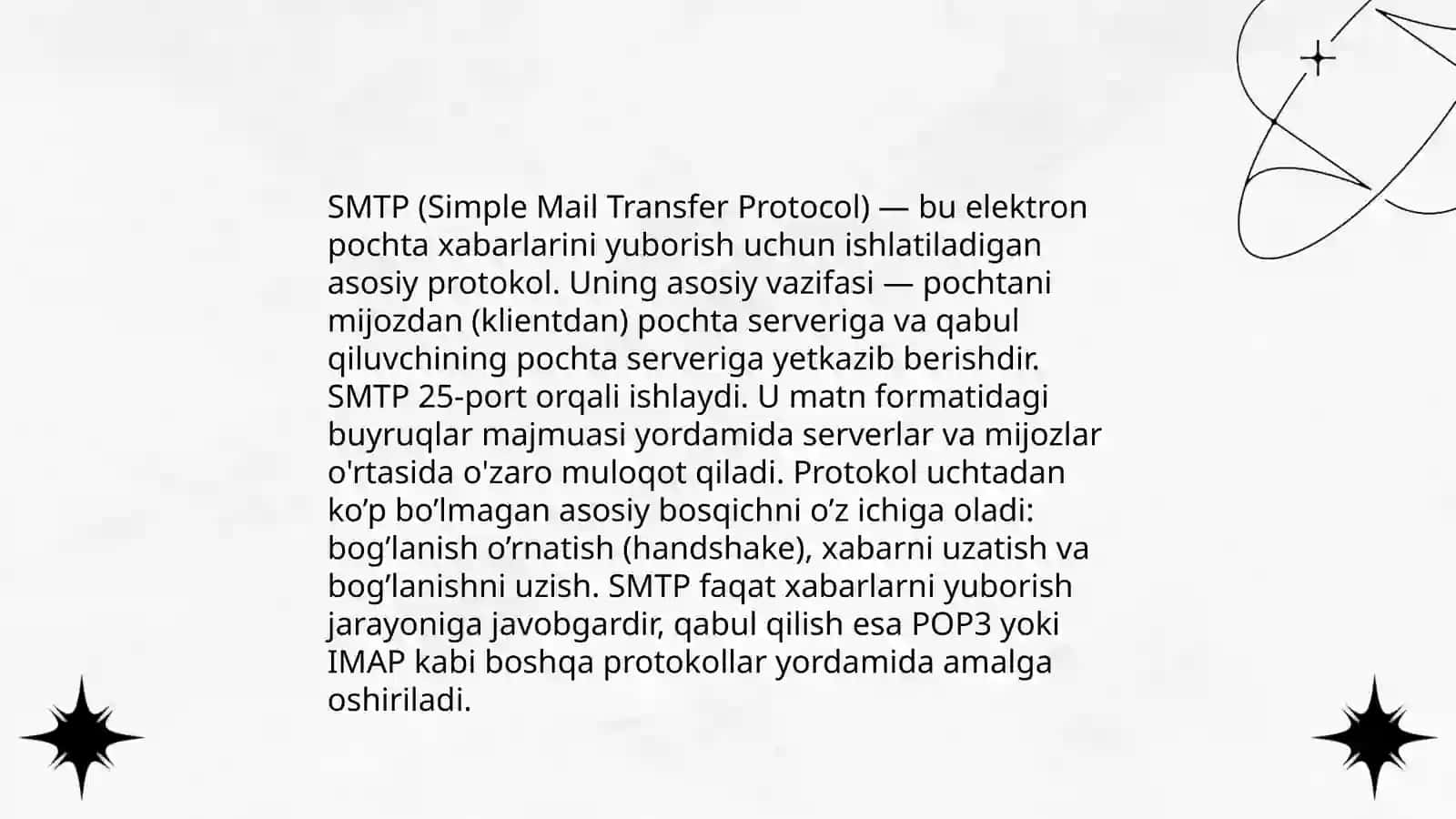 Elektron pochta protokollari 4