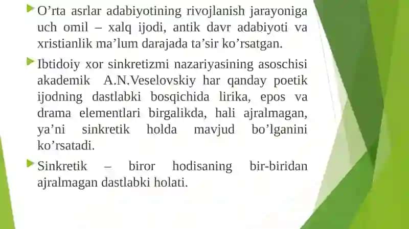 O’rta asrlar adabiyoti. 4