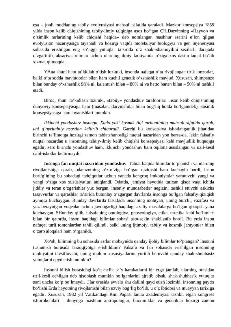 FALSAFIY ANTROPOLOGIYA (INSON FALSAFASI) 4
