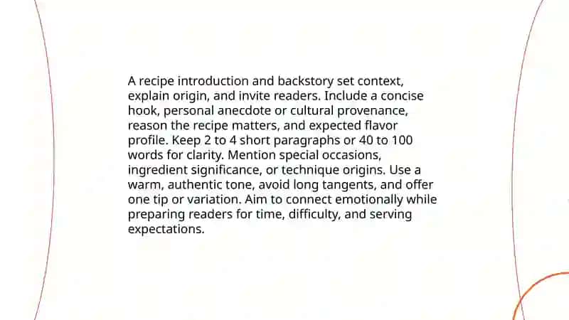 Writing recipes 4