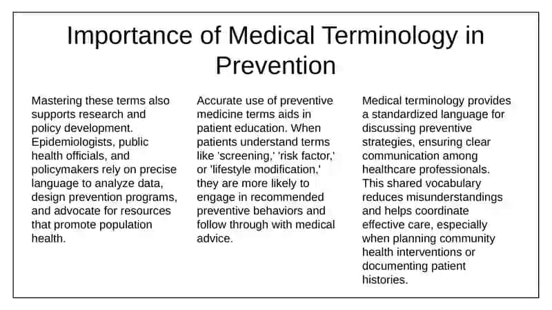 Create a presentation that introduces the audience to 20 essential medical terms 4