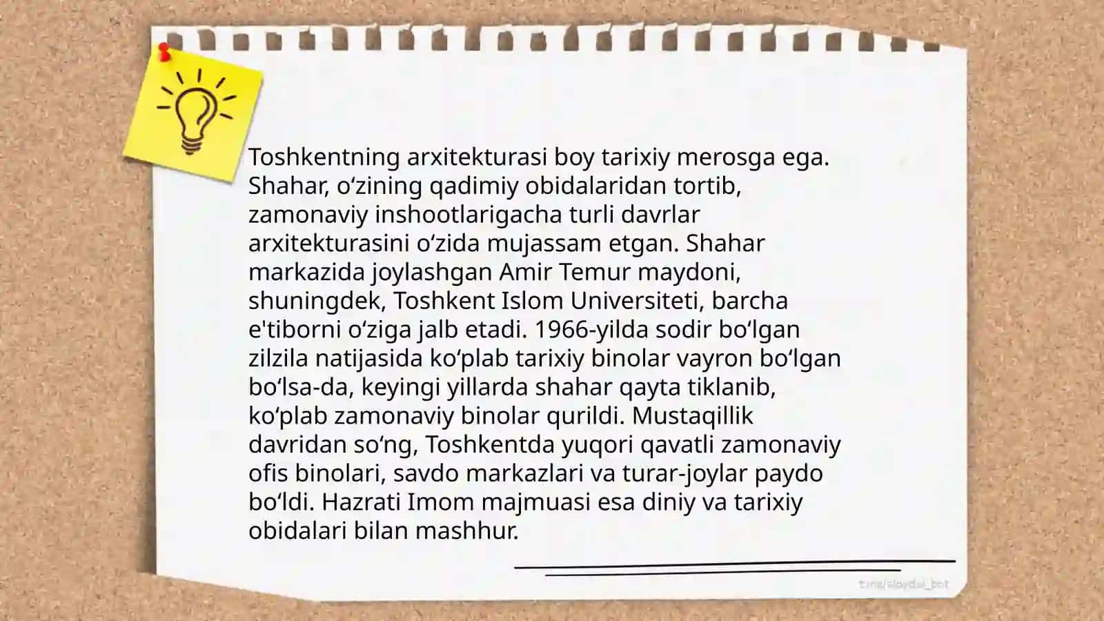 Toshkentning tarixi 4