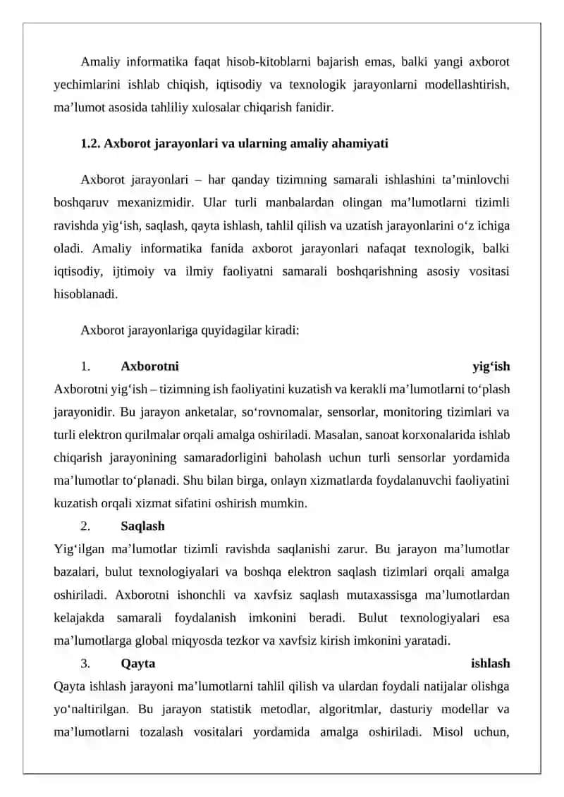 Amaliy Informatika REFERATI 4