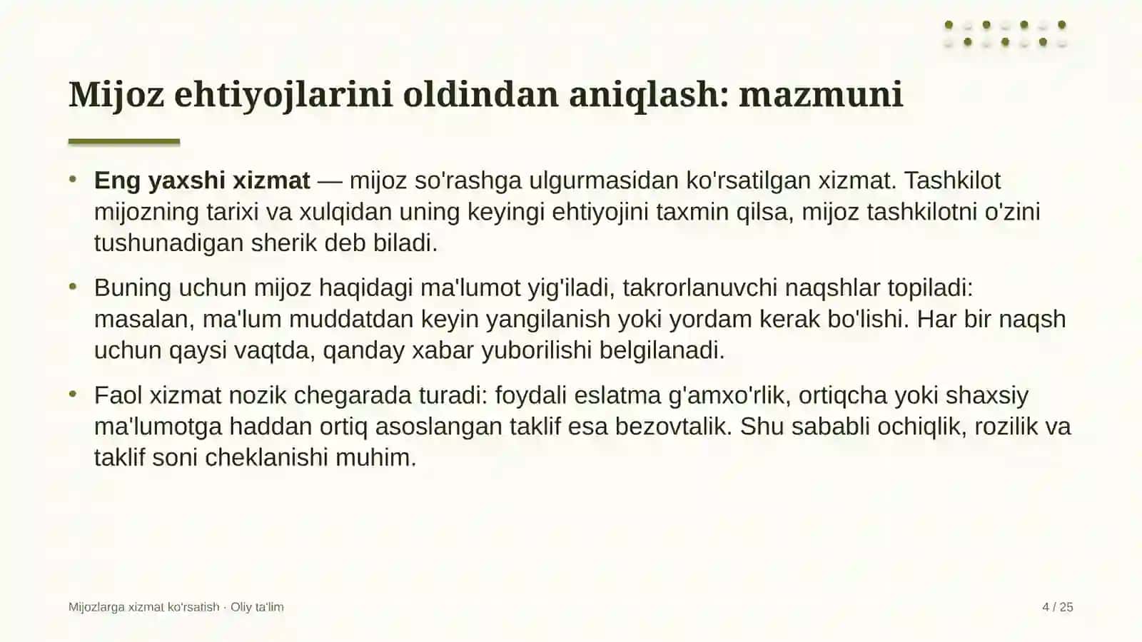 Dorivor o'simliklar yetishtirishda mijoz ehtiyojlarini oldindan aniqlash 4