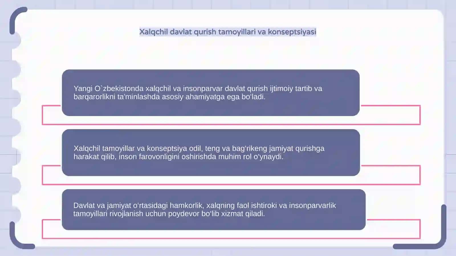 Yangi O`zbekistonda xalqchil va insonparvar davlat qurishning ijtimoiy-siyosiy ahamiyati 4
