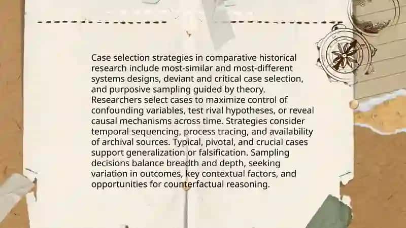 Comparative historical method 4