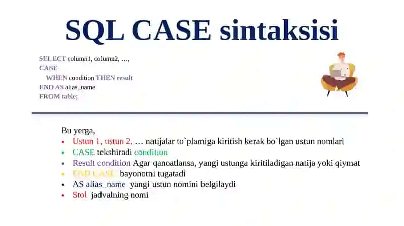 SQL CASE UNION 4