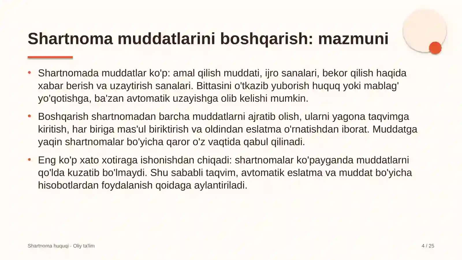 [Startaplarda shartnoma muddatlarini boshqarish] 4