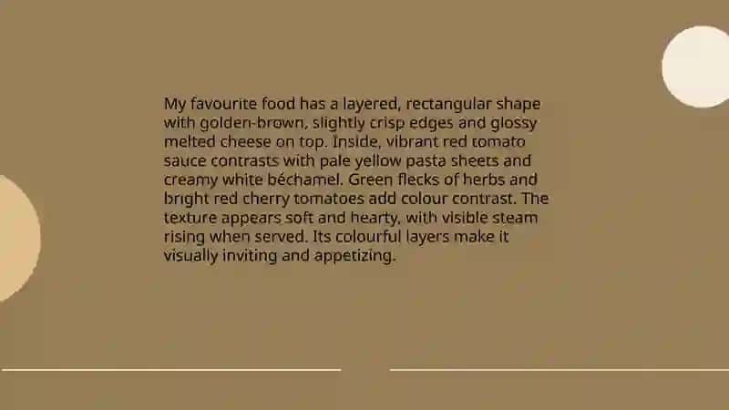 My favourite food 4