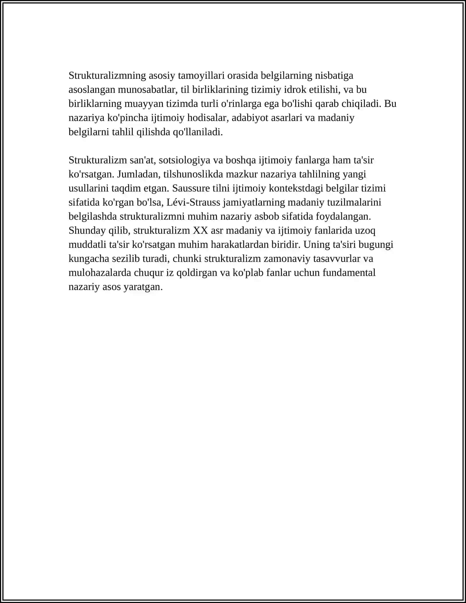STRUKTURALIZM VA UNING YOʻNALISHLARI 4