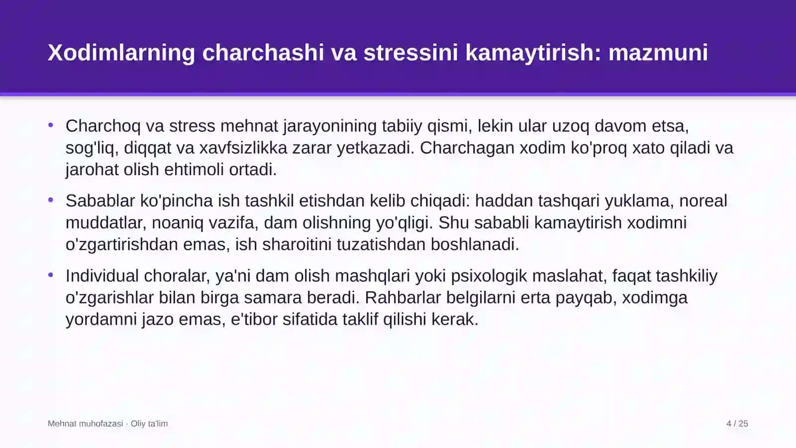 Agroturizmda xodimlarning charchashi va stressini kamaytirish 4