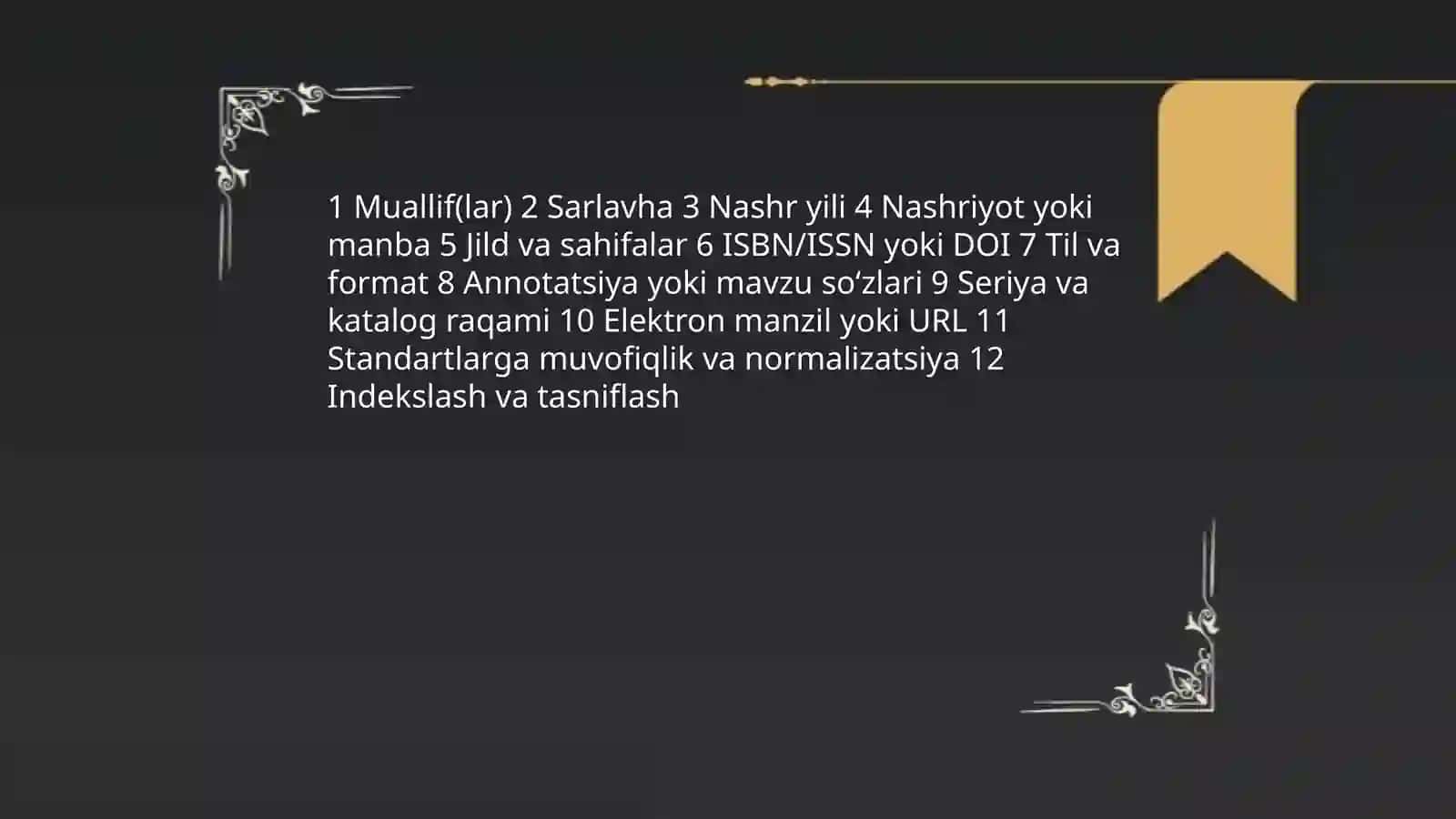 Bibliografik ma'lumotlar bazasi 4
