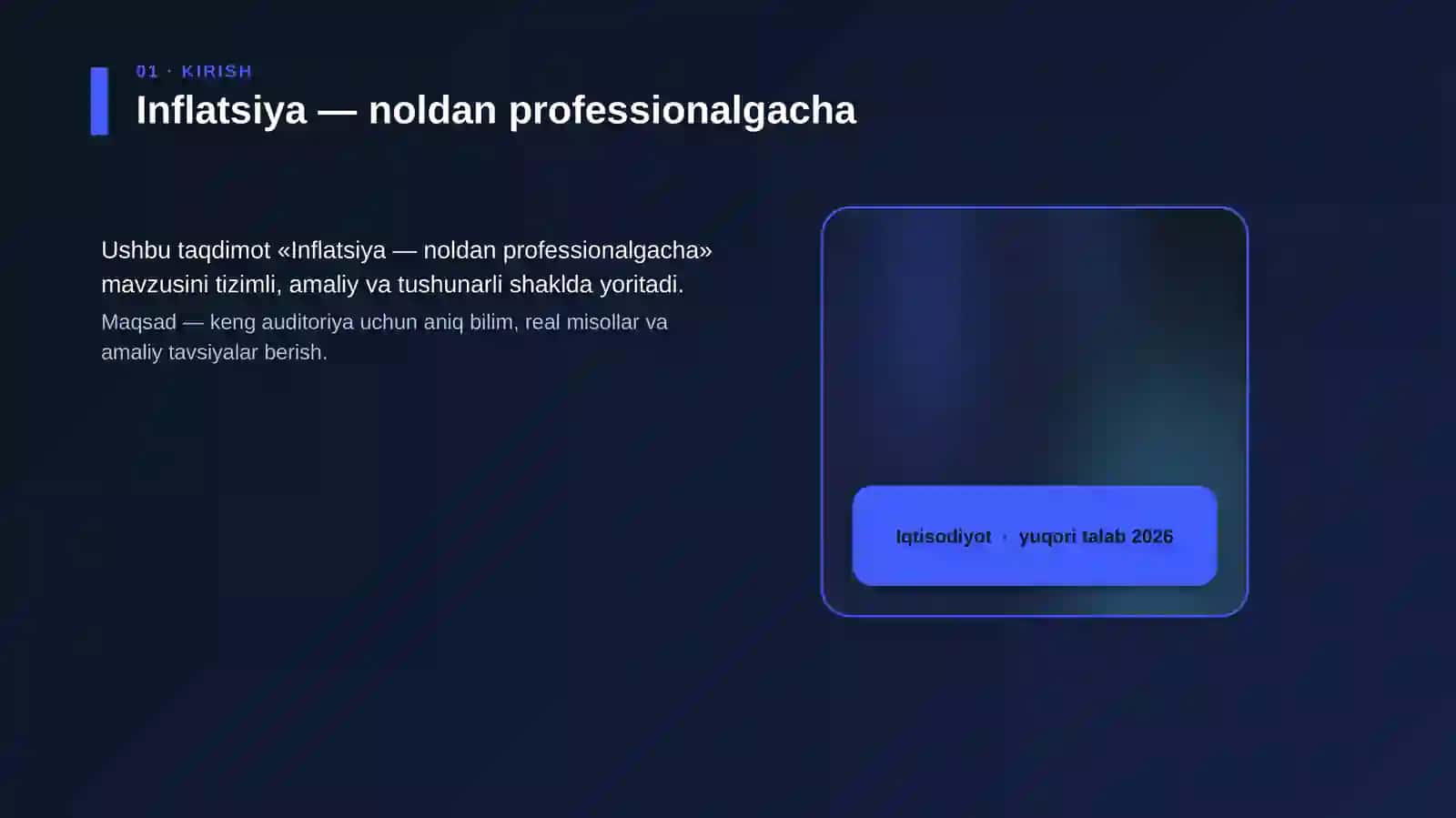 Inflatsiya — noldan professionalgacha 4