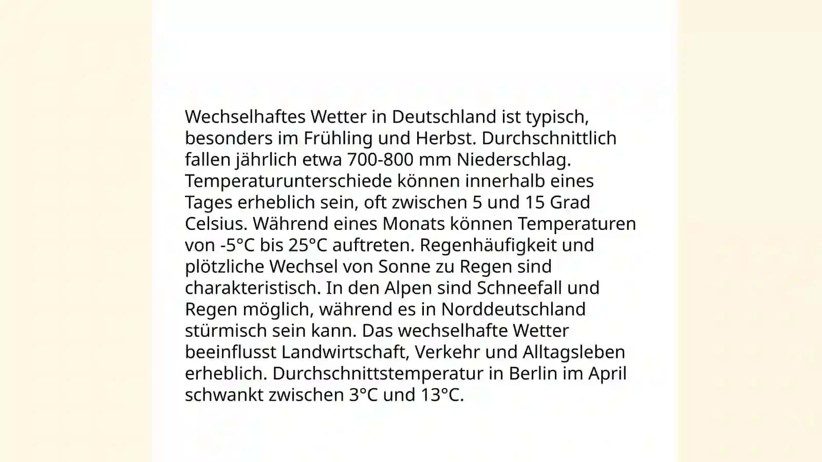 Wechselhaft mit sonnigen Abschnitten 4