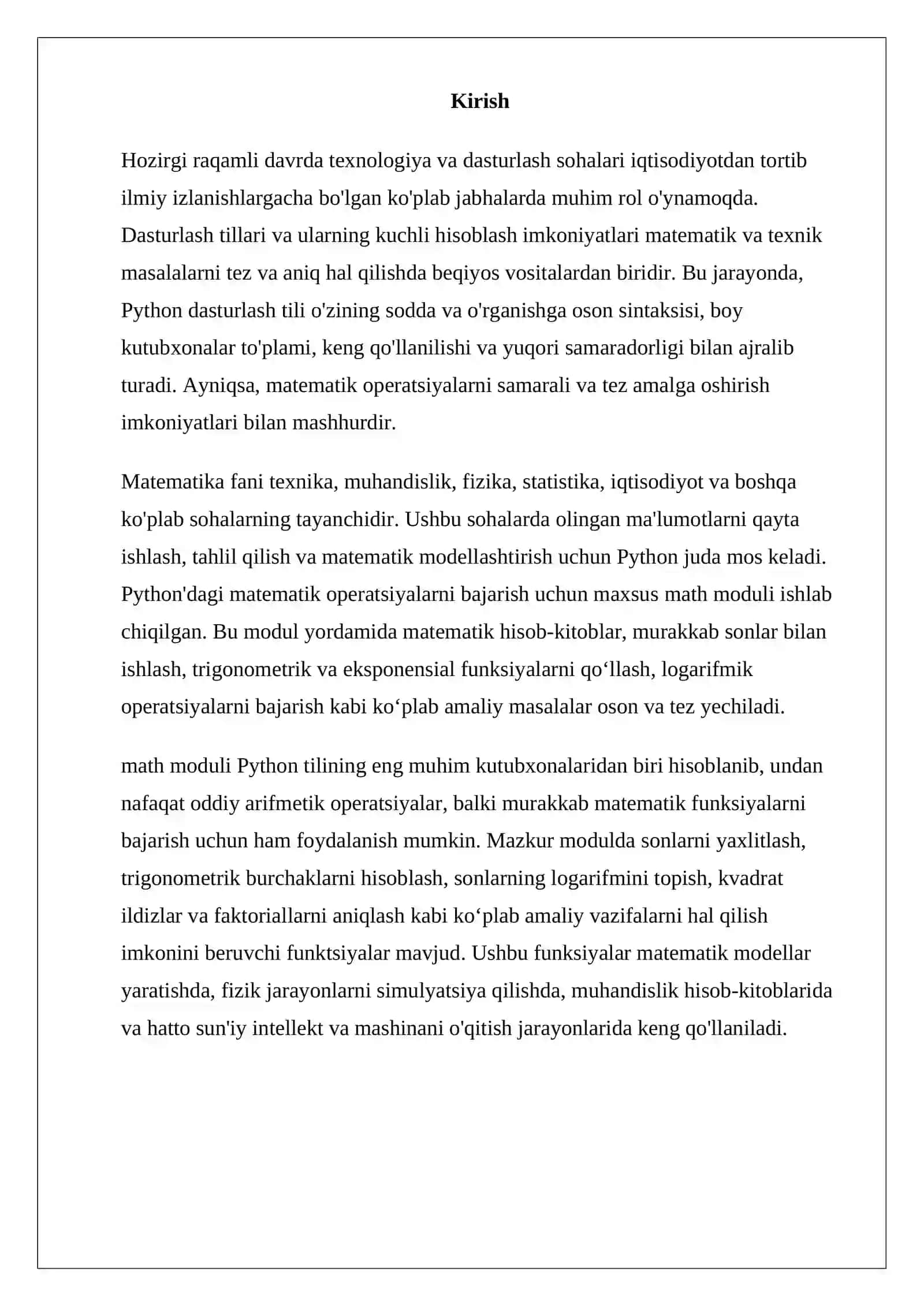Dasturlash asoslari 4