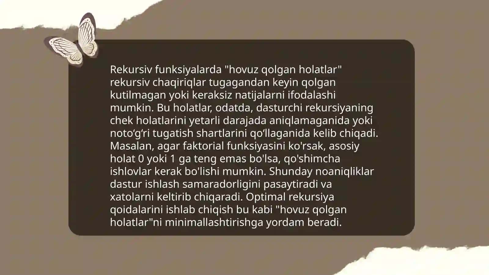 Pythonda rekursiv funksiyalar 4