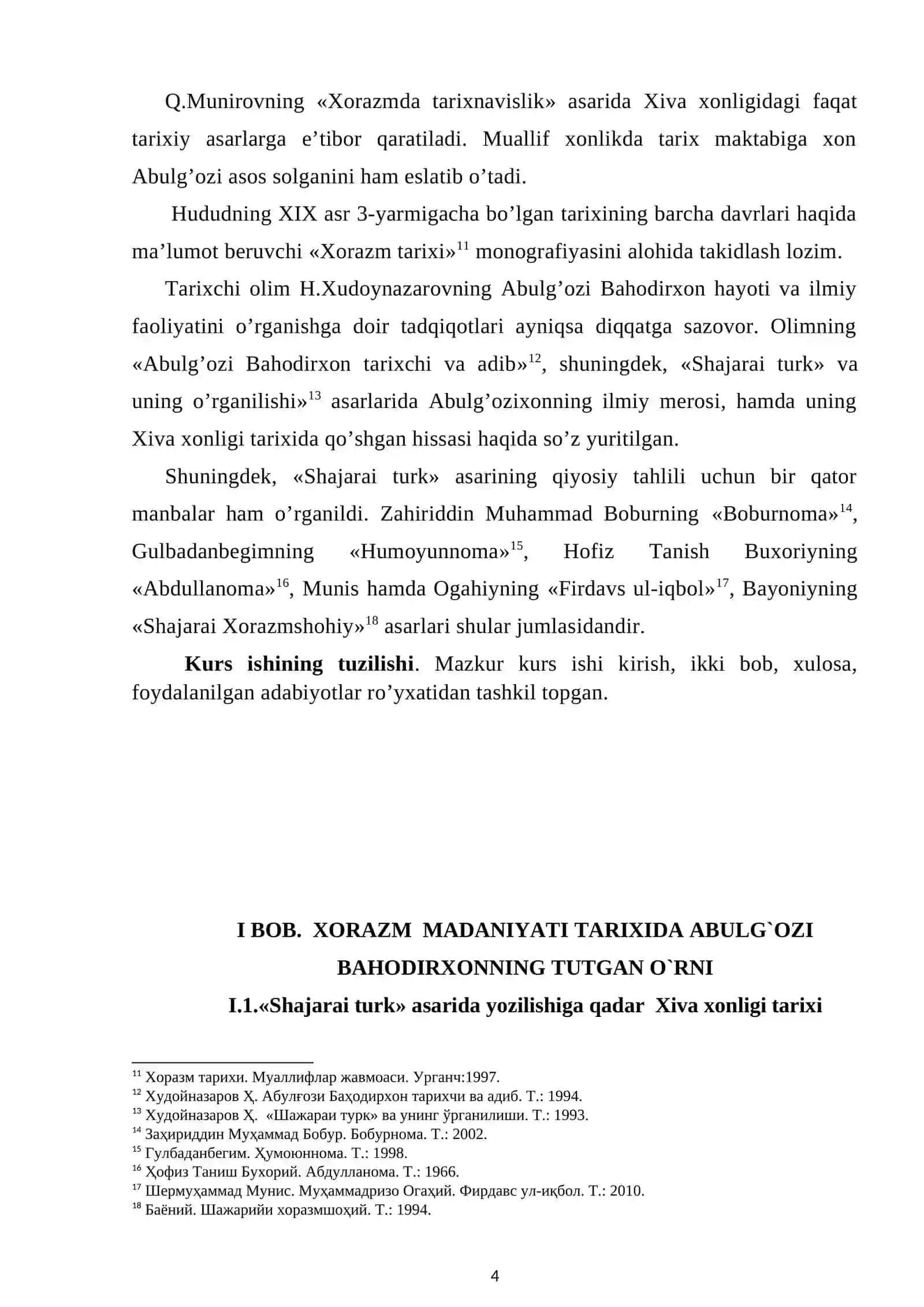 ABULG’OZI BAHODIRXON VA UNING “SHAJARAI TURK” ASARI 4