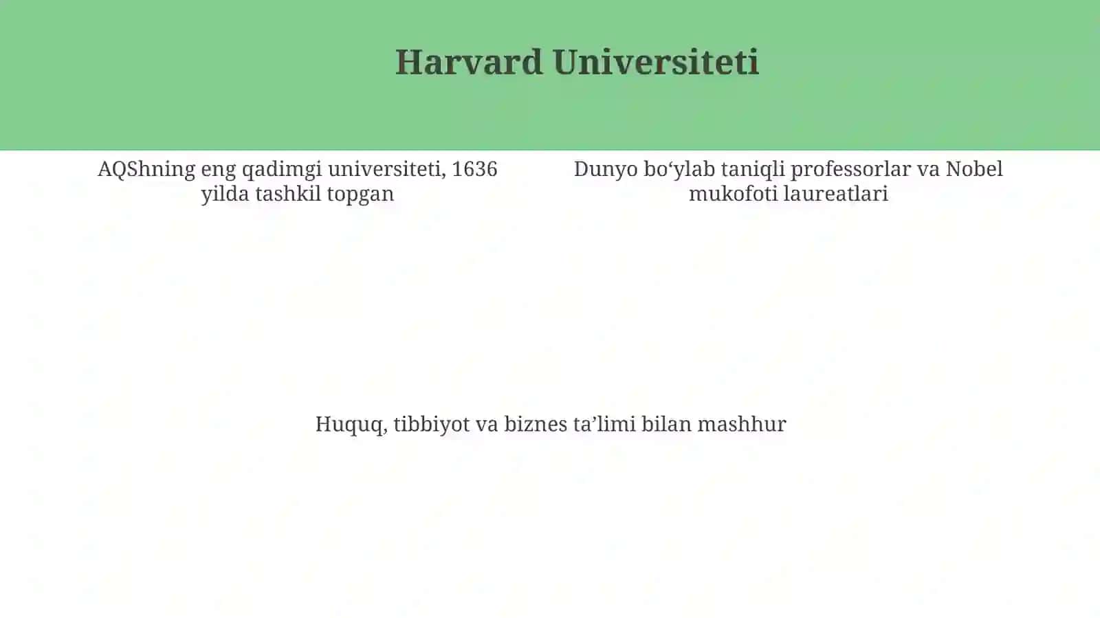 Harvard Universiteti 4